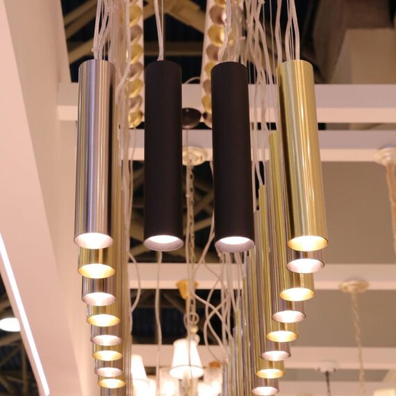 1965-1P, подвес, D55xH280/1500, 1xLEDx9W, CRI>=82, 855LM, 3000K, included, изображение 2