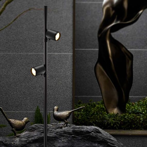 4638-2F, уличный светильник, L280xW100xH2000, 2xLEDx12W, 2100LM, 4000K, IP65, included, изображение 5