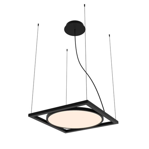 4637-1P, подвес, L460xW460xH500/1500, LEDx30W, 2625LM, 4000K, IP20, included