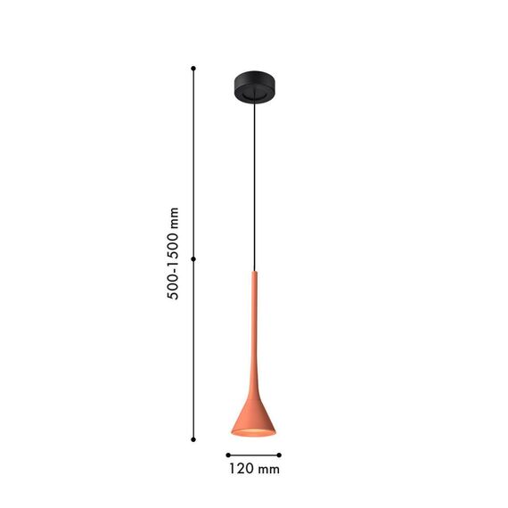 4409-1P, подвес, D120xH500/1500, LEDx6W, 525LM, 4000K, IP20, included, изображение 2