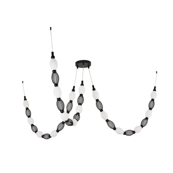 4560-3PC, подвесная/потолочная люстра, D200xH1780/2780 + D650xH890/1775 + D1980xH820/1725, 3xLEDx18W, 2230LM, 4000K, included, изображение 8