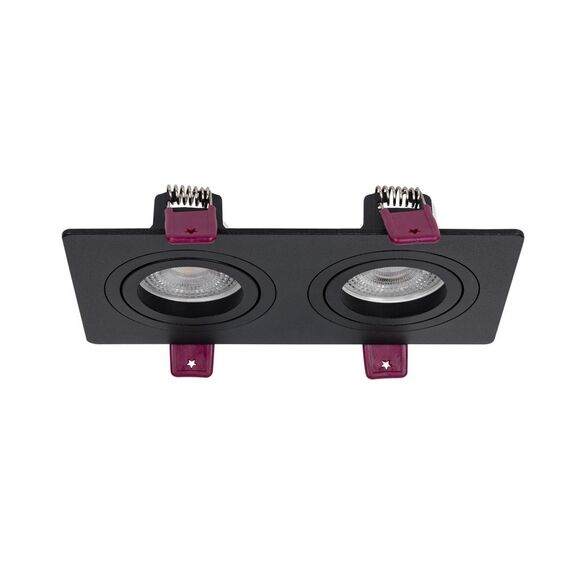 4646-2C, врезной светильник, L172xW92xH28, cutout:L150xW75, 2xGU10x35W, IP20, excluded, изображение 2