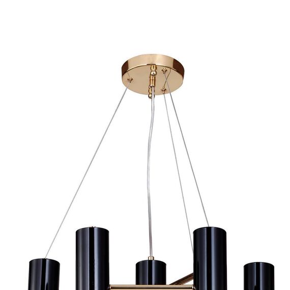 1600-7P, подвесная люстра, D480xH240/780, 7xGU10LEDx5W, 2800LM, 3000K, included, изображение 3