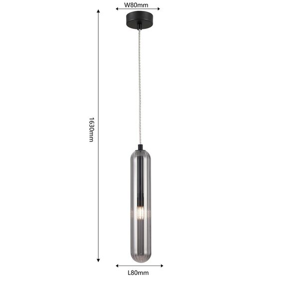 4454-1P, подвес, D60xH480/1630, 1xG9x28W, excluded, изображение 3