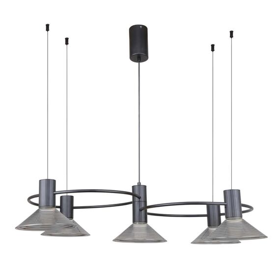 4622-5P, подвесная люстра, L750xW500xH500/1300, 5xLEDx6W, 2400LM, 3000K, included, изображение 2