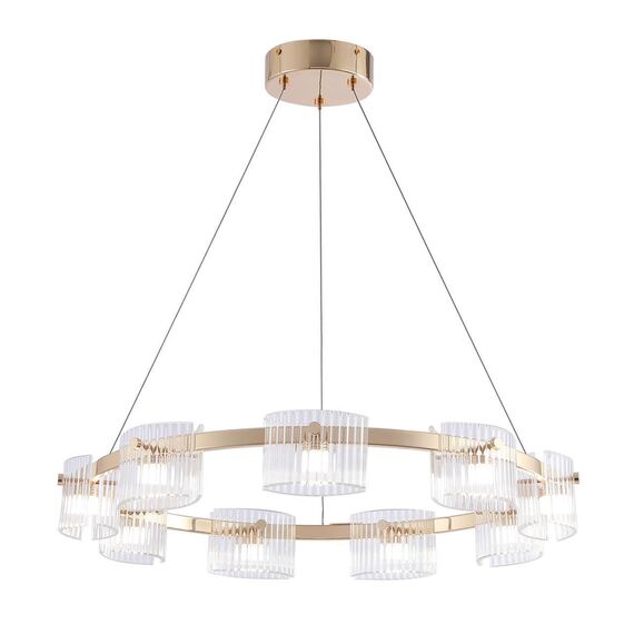 4248-9P, подвесная люстра, D620xH1300/1500, 9xLEDx5.5W, 1080LM, 4000K, included