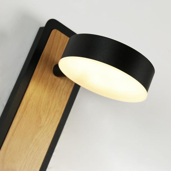 2899-1W, настенный светильник, D175xW100xH300, 1xLEDx5W, 400LM, 3000K, included, switch, изображение 5