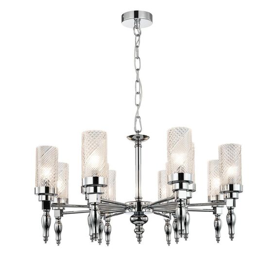 2813-12P, подвесная люстра, D700xH425/1450, 12xE14x40W, excluded