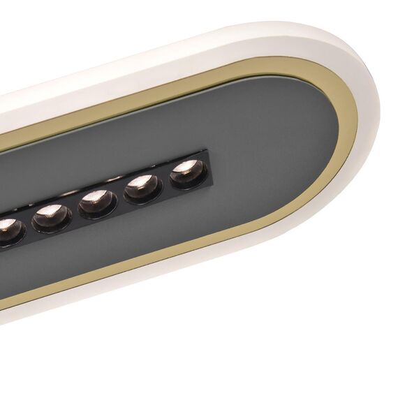 4472-3P, подвесная люстра, L800xW115xH1000/1600, LEDx63W, 4600LM, 3000-6500K, included, remote control, изображение 4