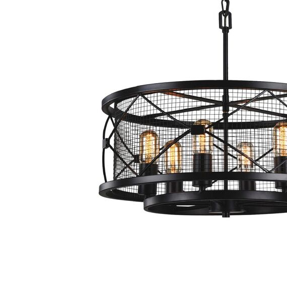 1783-6P, люстра подвесная, D580xH490/1690, 6xE27x60W, excluded, изображение 3