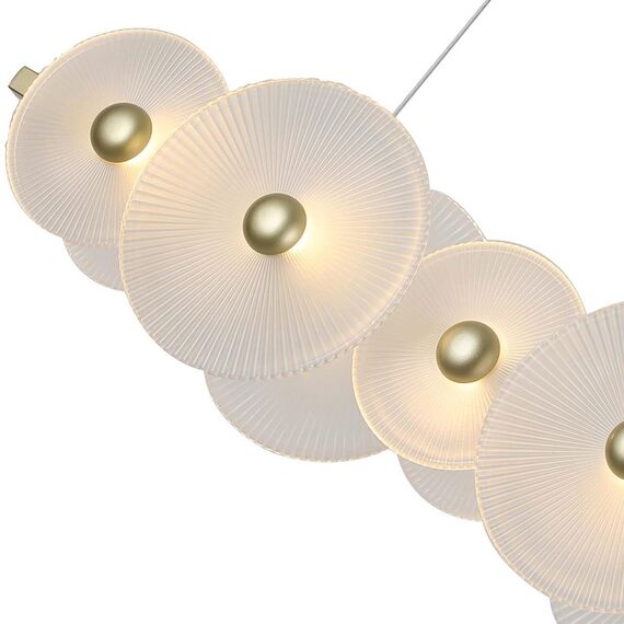 4605-5P, подвесная люстра, L800xW180xH225/1200, 10xLEDx2W, 1600LM, 3000K, included, изображение 4