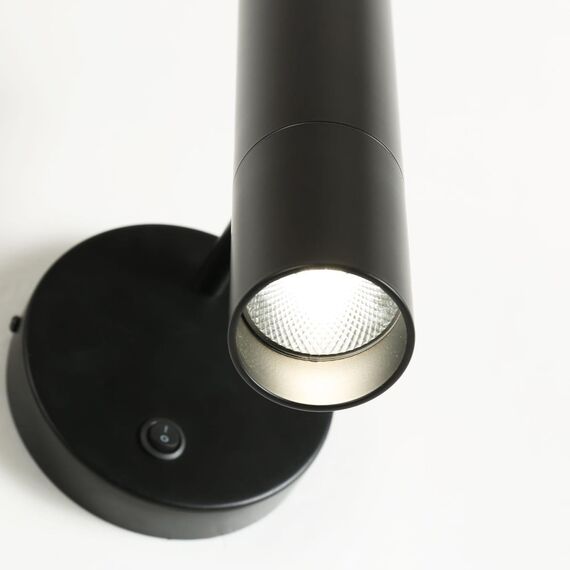 2107-1W, настенный светильник, D165xW120xH200, 1xLEDx5W, 400LM, 3000K, included, switch, изображение 5