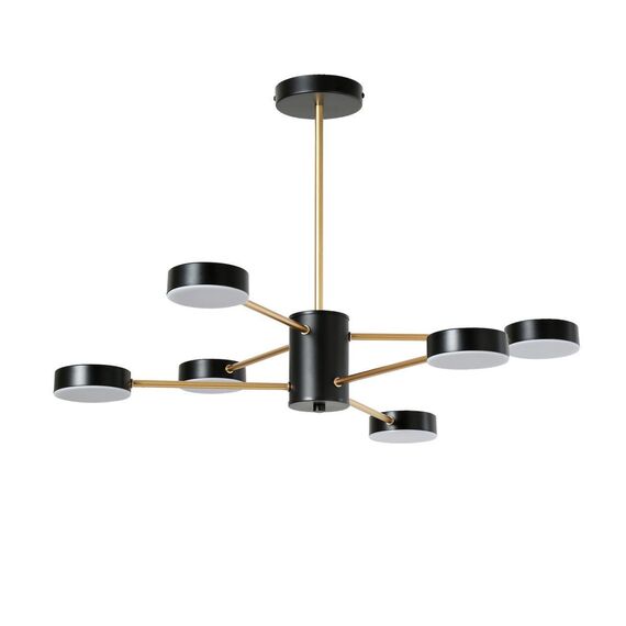 3058-6P, потолочная люстра, D700xH300/450, 6xLEDx5W, 2400LM, 4000K, included, изображение 2