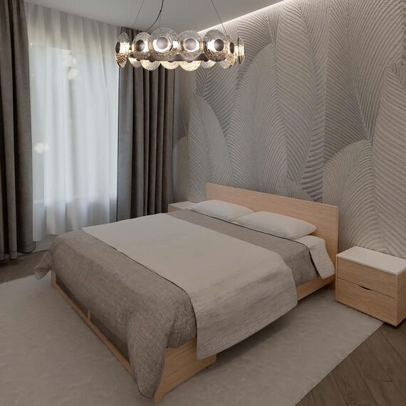 4641-3W, настенный светильник, D95xW350xH150, LEDx18W, 2052LM, 4000K, included, изображение 4