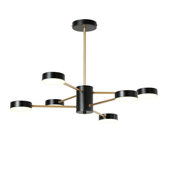 3058-6P, потолочная люстра, D700xH300/450, 6xLEDx5W, 2400LM, 4000K, included