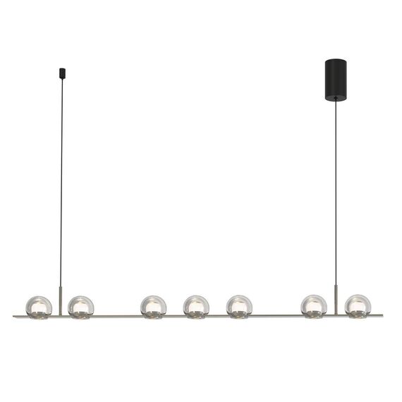 4291-7P, подвесная люстра, L1200xH1500/1575, 7xLEDx7W, 3900LM, 4000K, included