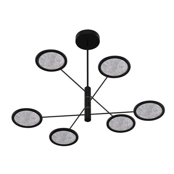 4375-6P, подвесная люстра, D1200xH770, 6xLEDx9W, 3240LM, 4000K, CRI>90, included, изображение 2