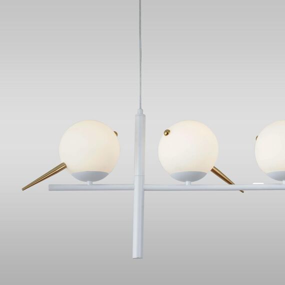 4107-5P, подвесная люстра, L1160xW150xH800/1200, 5xE27x60W, excluded, изображение 3