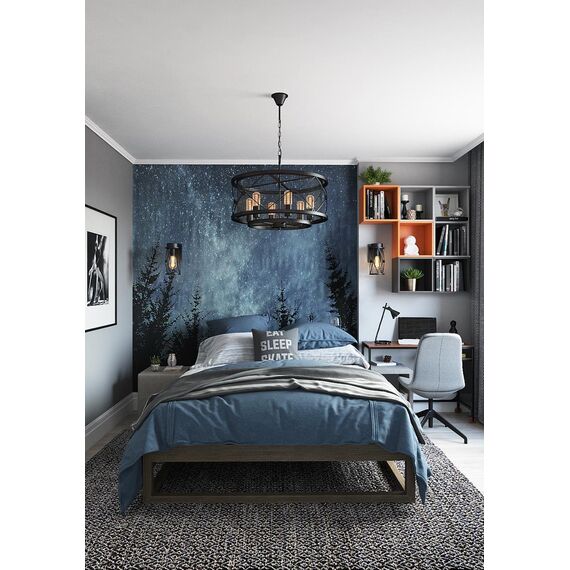 1783-6P, люстра подвесная, D580xH490/1690, 6xE27x60W, excluded, изображение 4