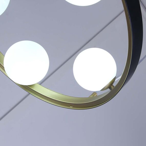 4628-5P, подвесная люстра, D550xH200/1500, 5xG9x28W, excluded, изображение 4