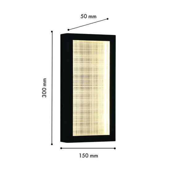 4298-1W, уличный светильник, D50xW150xH300, LEDx12W, 180LM, 4000K, IP54, included, изображение 3