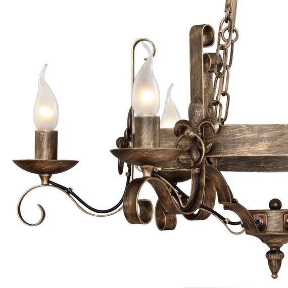 2159-6P, люстра подвесная, D700xH820, 6xE14x40W, excluded, изображение 3