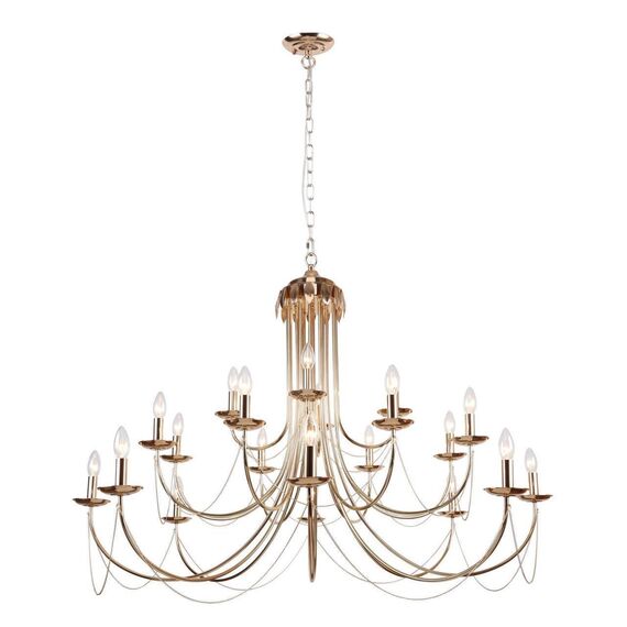 2591-20P, подвесная люстра, D1400xH890/2890, 20xE14x40W, excluded