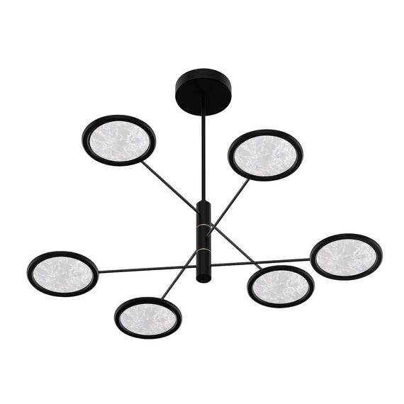 4375-6P, подвесная люстра, D1200xH770, 6xLEDx9W, 3240LM, 4000K, CRI>90, included