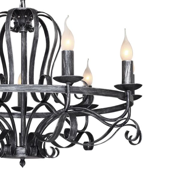 2162-9P, люстра подвесная, D760xH500/1200, 9xE14x40W, excluded, изображение 3