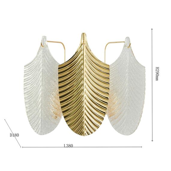2619-3W, настенный светильник, D180xW380xH290, 3xE14x40W, excluded, изображение 3