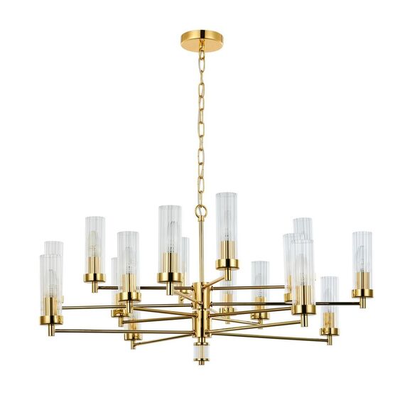 2673-16P, подвесная люстра, D850xH410/1410, 16xE14x40W, excluded, изображение 2