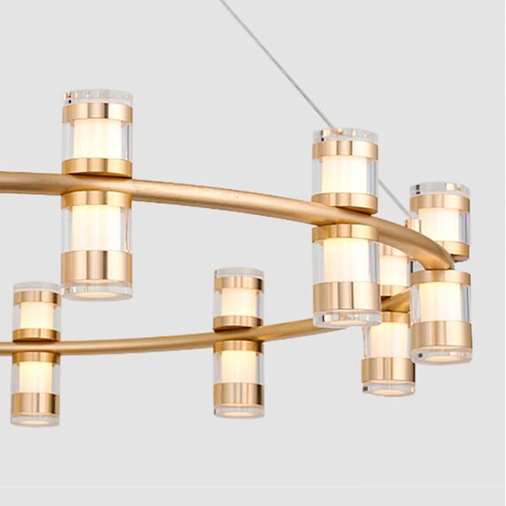 4323-12P, подвесная люстра, D800xH170/1800, 12xLEDx3W, 2880LM, 4000K, included, изображение 3