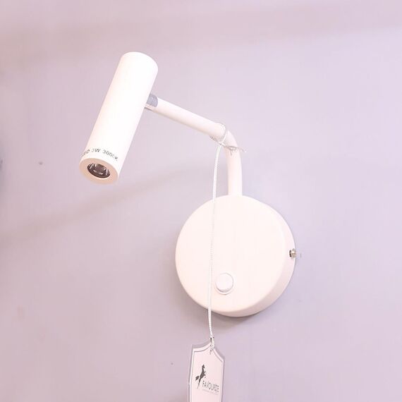 1961-1W, настенный светильник, D120xW60xH100, 1xLEDx3W, 240LM, 3000K, included, switch, изображение 9