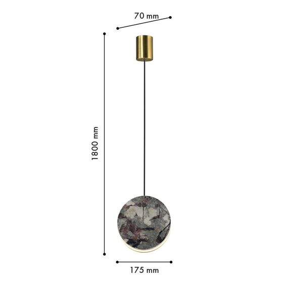 4447-1P, подвес, L175xW70xH1775, LEDx8W, 270LM, 4000K, included, изображение 3
