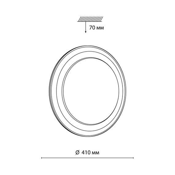 Настенно-потолочные светильники Sonex 7630/DL, изображение 2