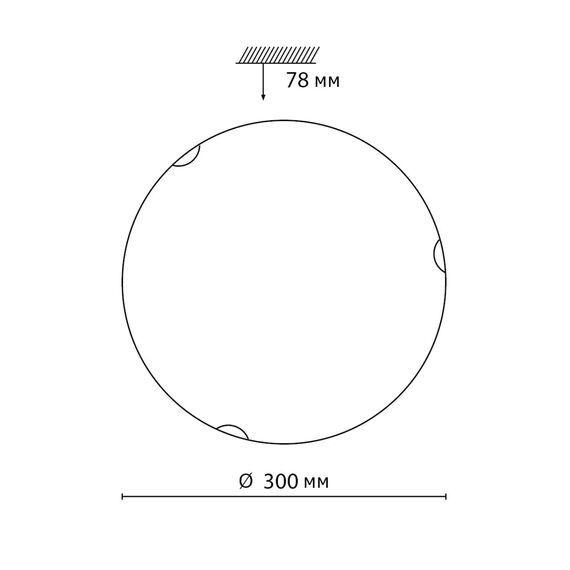 Настенно-потолочные светильники Sonex 7602/BL, изображение 2