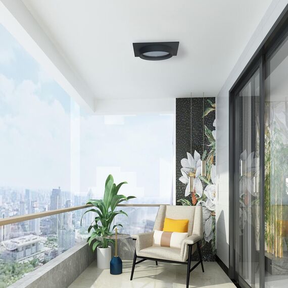 4673-1U, уличный светильник, L110xW110xH42, cutout:D95, 1xGX53LEDx15W, IP44, excluded, изображение 5