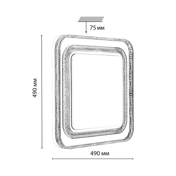 Настенно-потолочные светильники Sonex 7685/EL, изображение 2
