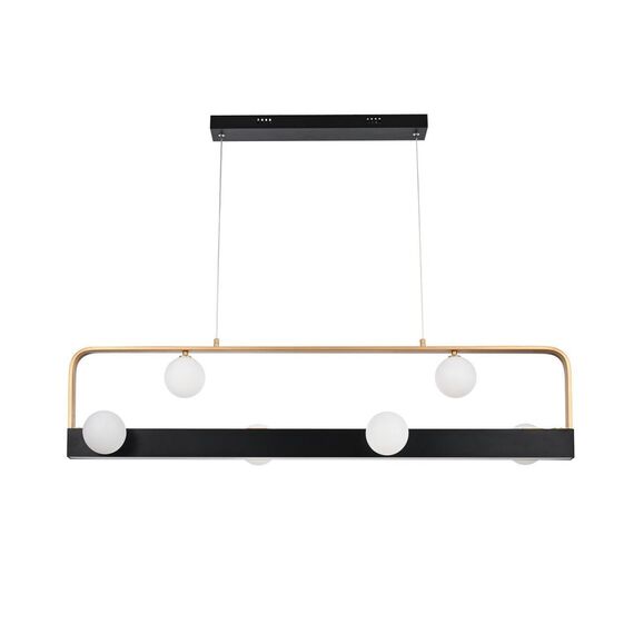 4072-6P, подвесная люстра, L1200xW240xH200/1200, 6xG9LEDx10W, excluded + LEDx18W, 700LM, 4000K, included, изображение 2