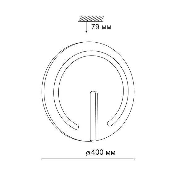 Настенно-потолочные светильники Sonex 3041/DL, изображение 2