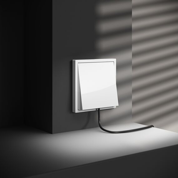 Вывод кабеля VOLTUM S70, (белый глянцевый), изображение 6