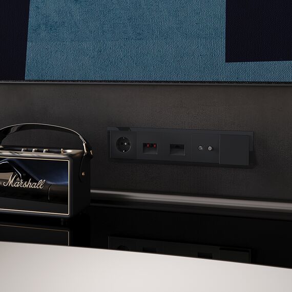 Вывод кабеля VOLTUM S70, (черный матовый), изображение 5