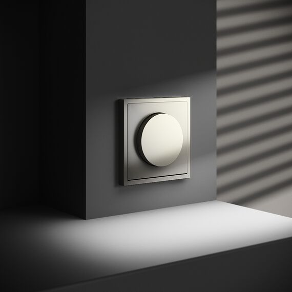 Светорегулятор встраиваемый VOLTUM S70 поворотно-нажимной 600 Вт, (шелк), изображение 4