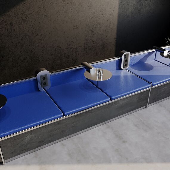 Светорегулятор встраиваемый VOLTUM S70 поворотно-нажимной 600 Вт, (черный матовый), изображение 6