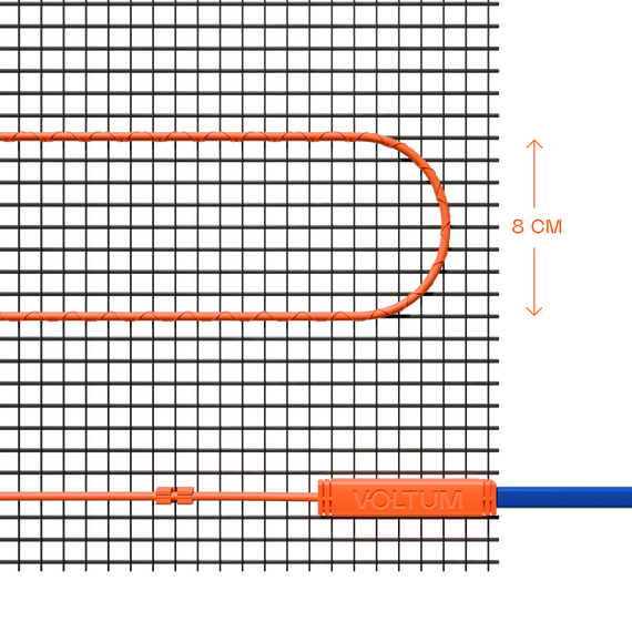 Нагревательный мат VLT01-200-0.5, изображение 2