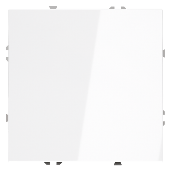 Выключатель встраиваемый VOLTUM S70 одноклавишный 10А, (белый глянцевый)