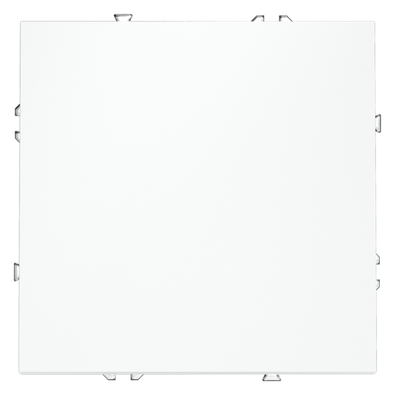 Выключатель встраиваемый VOLTUM S70 одноклавишный 10А, (белый матовый)