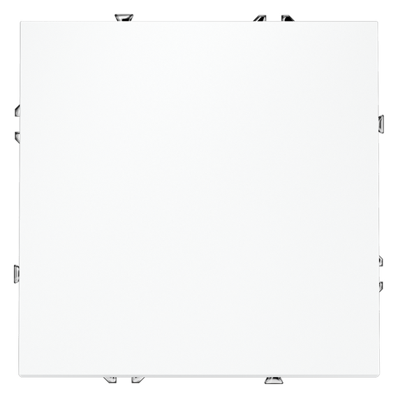 Проходной переключатель встраиваемый VOLTUM S70 одноклавишный 10А, (белый матовый)