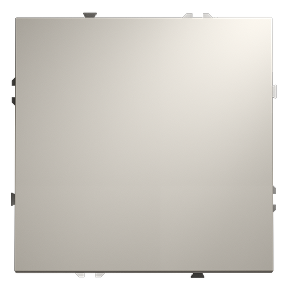 Выключатель с самовозвратом встраиваемый VOLTUM S70 одноклавишный 10А, (кашемир)