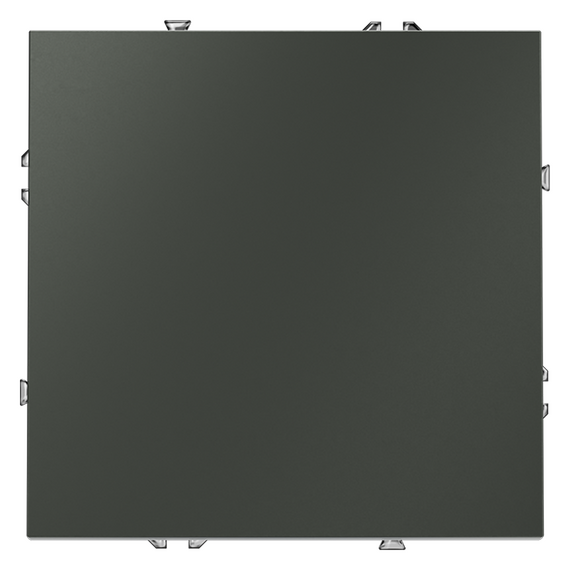 Выключатель с самовозвратом встраиваемый VOLTUM S70 одноклавишный 10А, (титан)